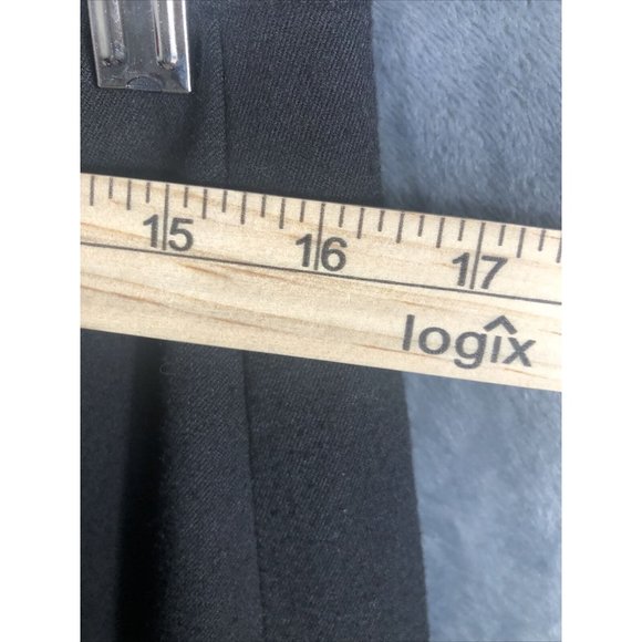 Talbot’s petites short black velour wrap around skirt stretch Size 14 So Soft!! - Picture 16 of 16